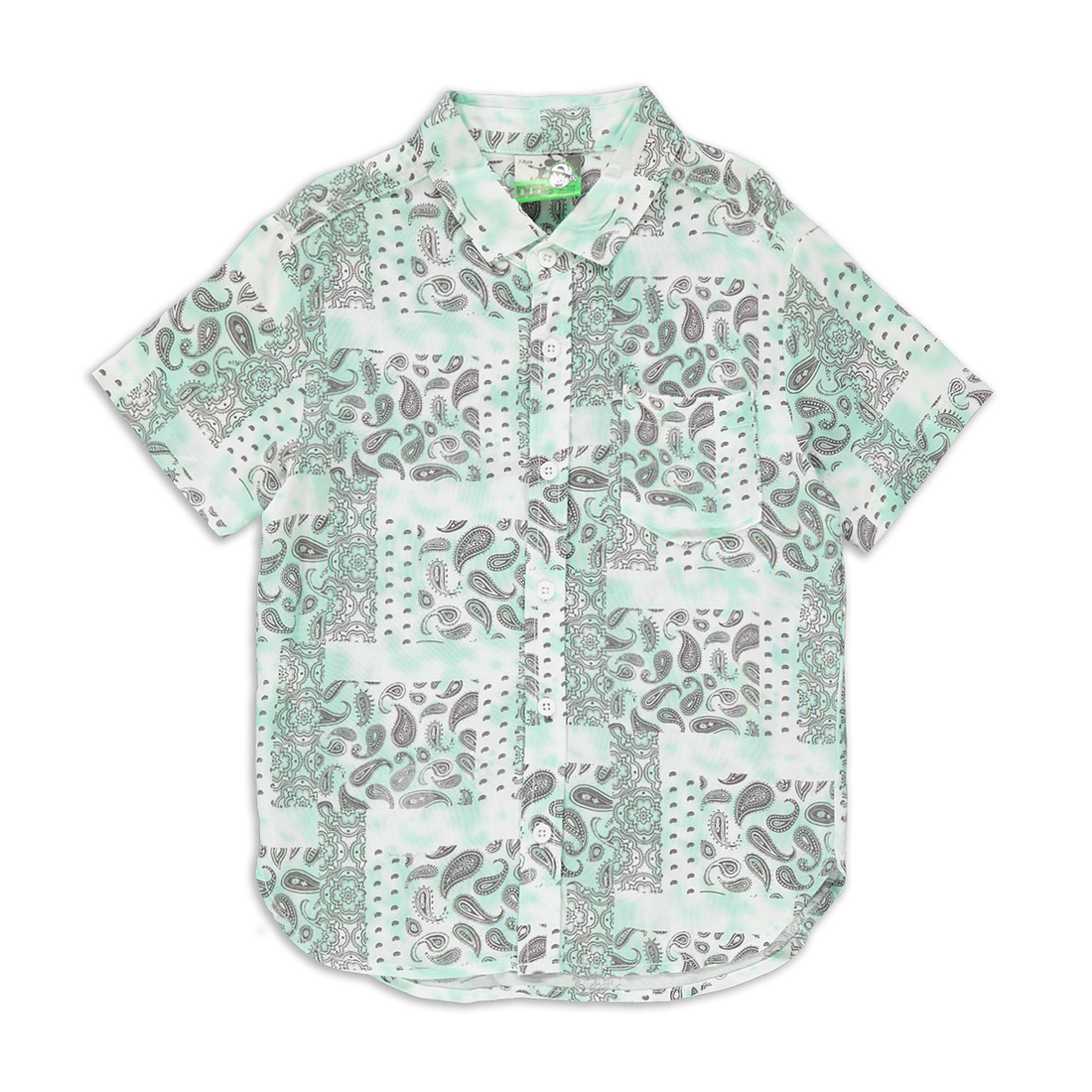 Paisley print shirt light blue-LIGHT BLUE-2-3 YRS