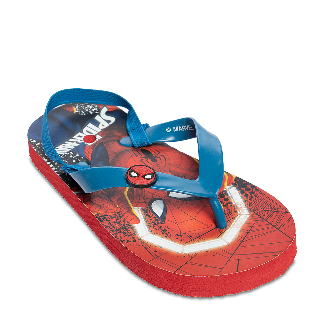 SPIDERMAN FLIP FLOP BLUE-MID BLUE-8