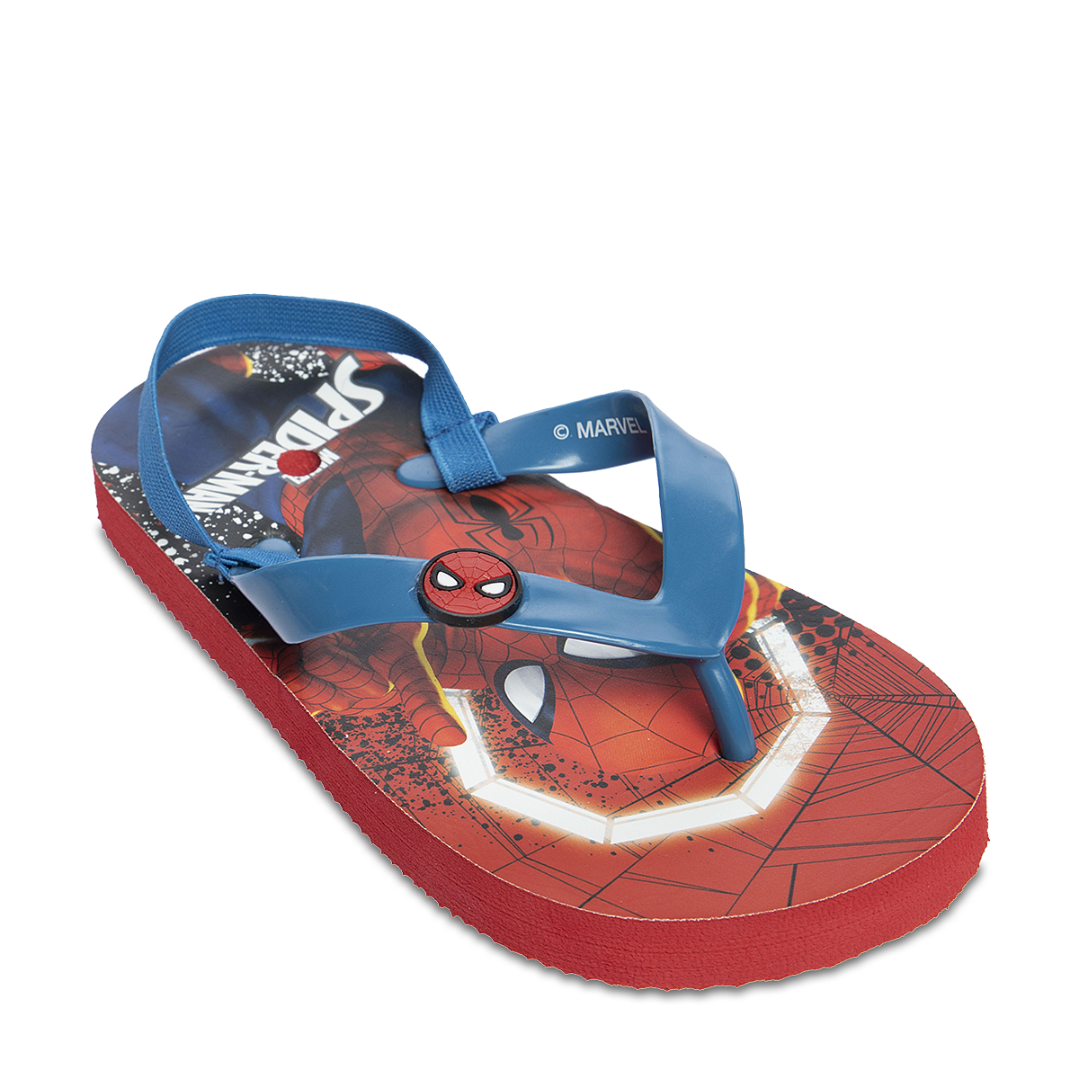 SPIDERMAN FLIP FLOP BLUE-MID BLUE-8 (1)