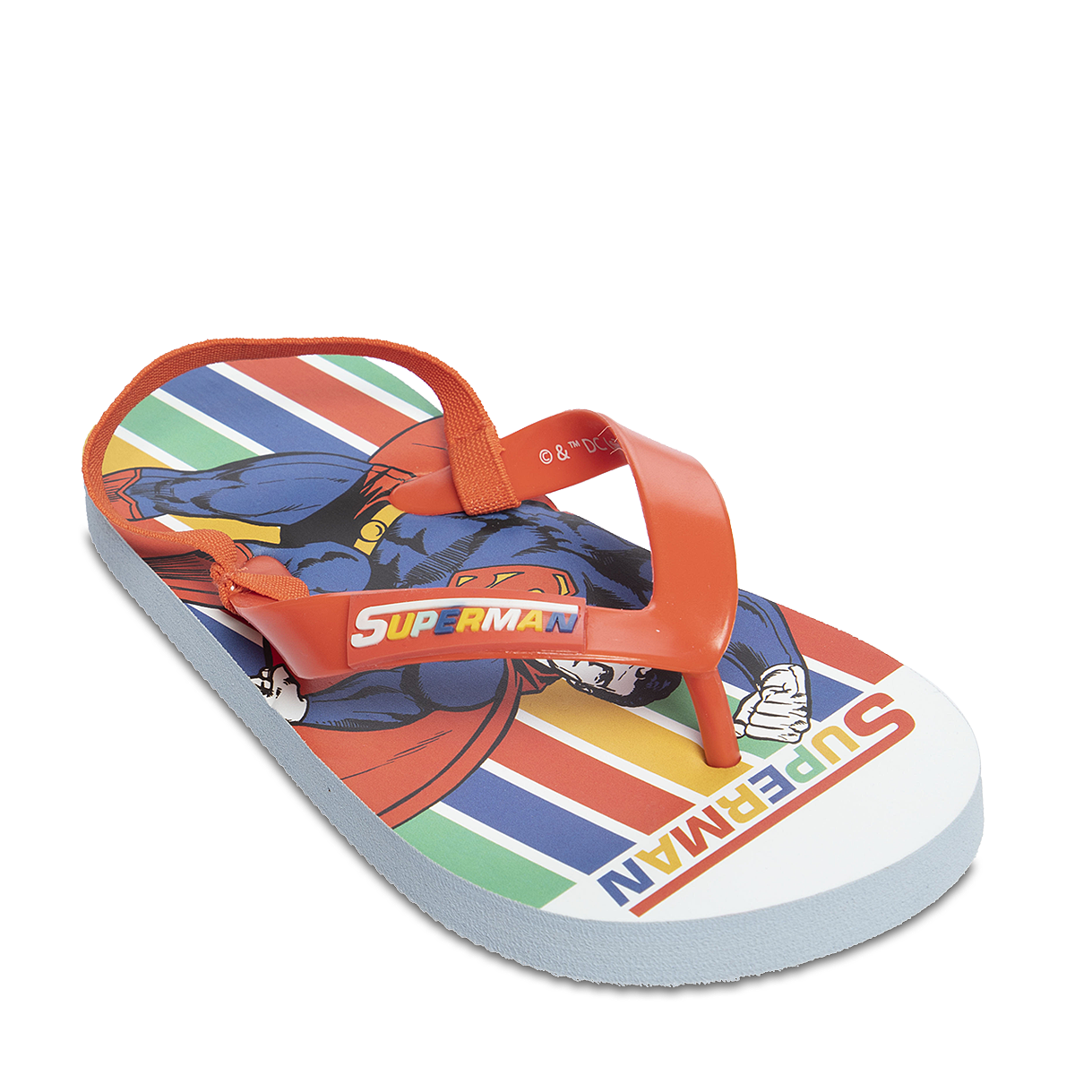 Superman flip flop red-RED-8 (1)