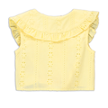 ANGLAISE TIE FRONT SHIRT PALE BANANA-YELLOW-12-18 MTHS (1)