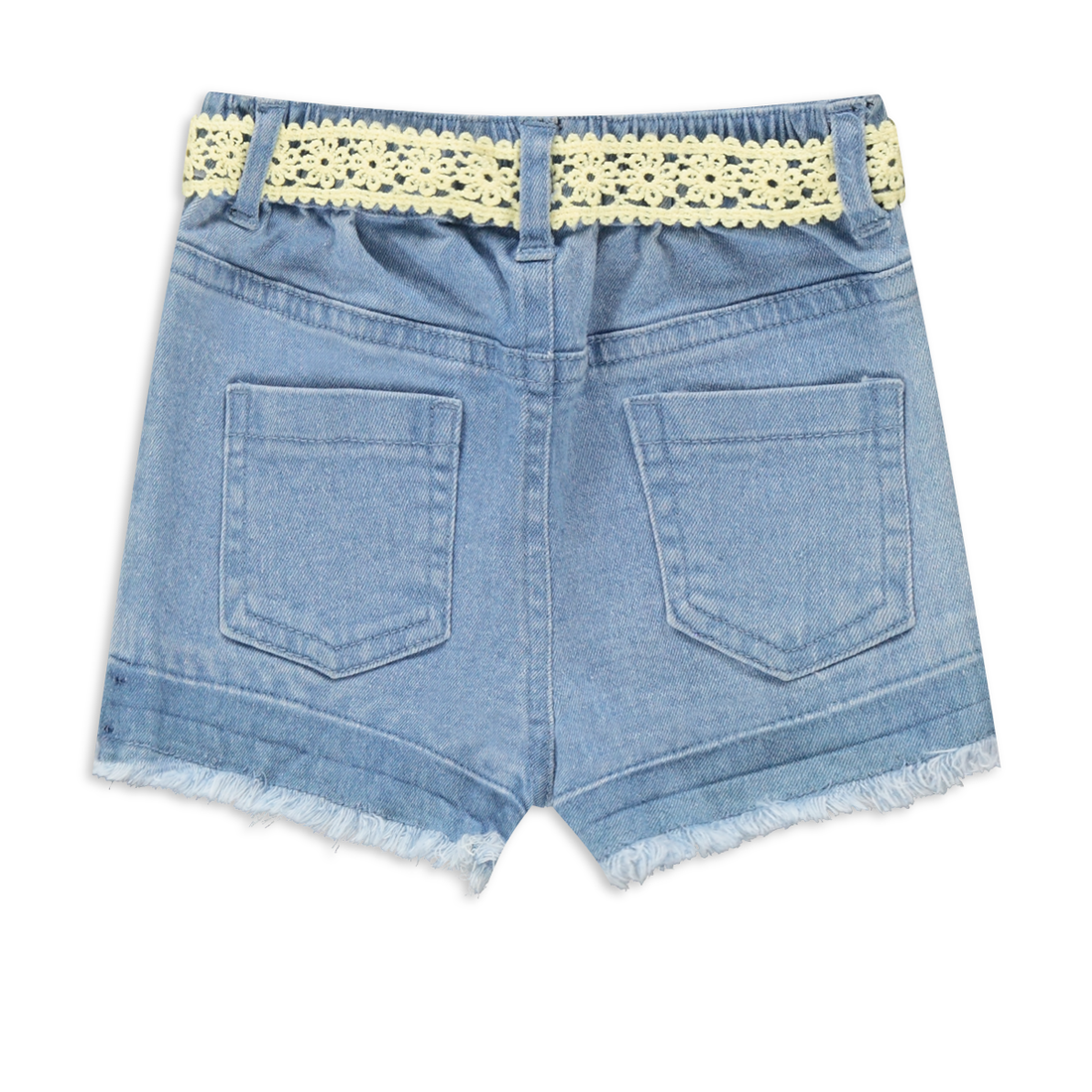 floral styled denim short light wash-LIGHT BLUE-6-12 MTHS