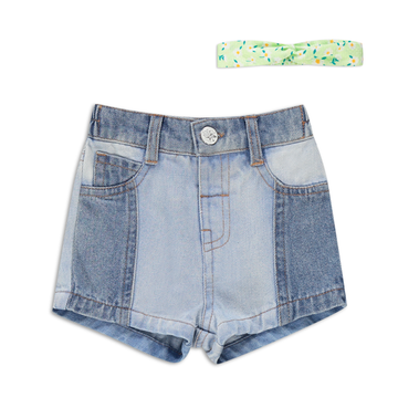 colourblocked styled denim short mid wash-MID BLUE-6-12 MTHS