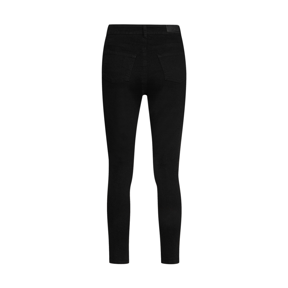 Basic skinny jeans high rise black-BLACK-38