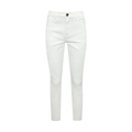 Basic skinny jeans high rise white-WHITE-38