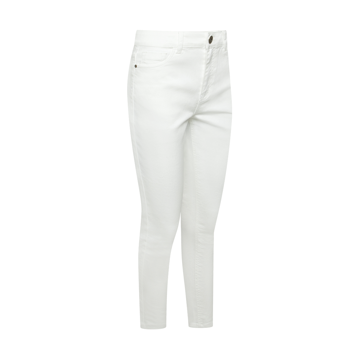 Basic skinny jeans high rise white-WHITE-38 (2)