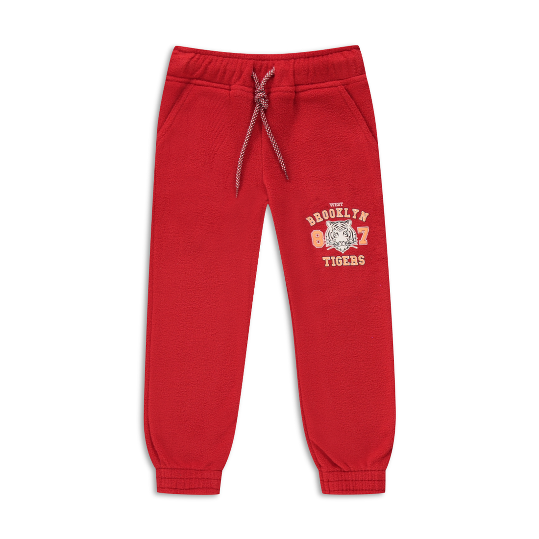 2 PACK BROOKLYN PRINT TRACKPANTS RED AND CHARCOAL-RED-2-3 YRS