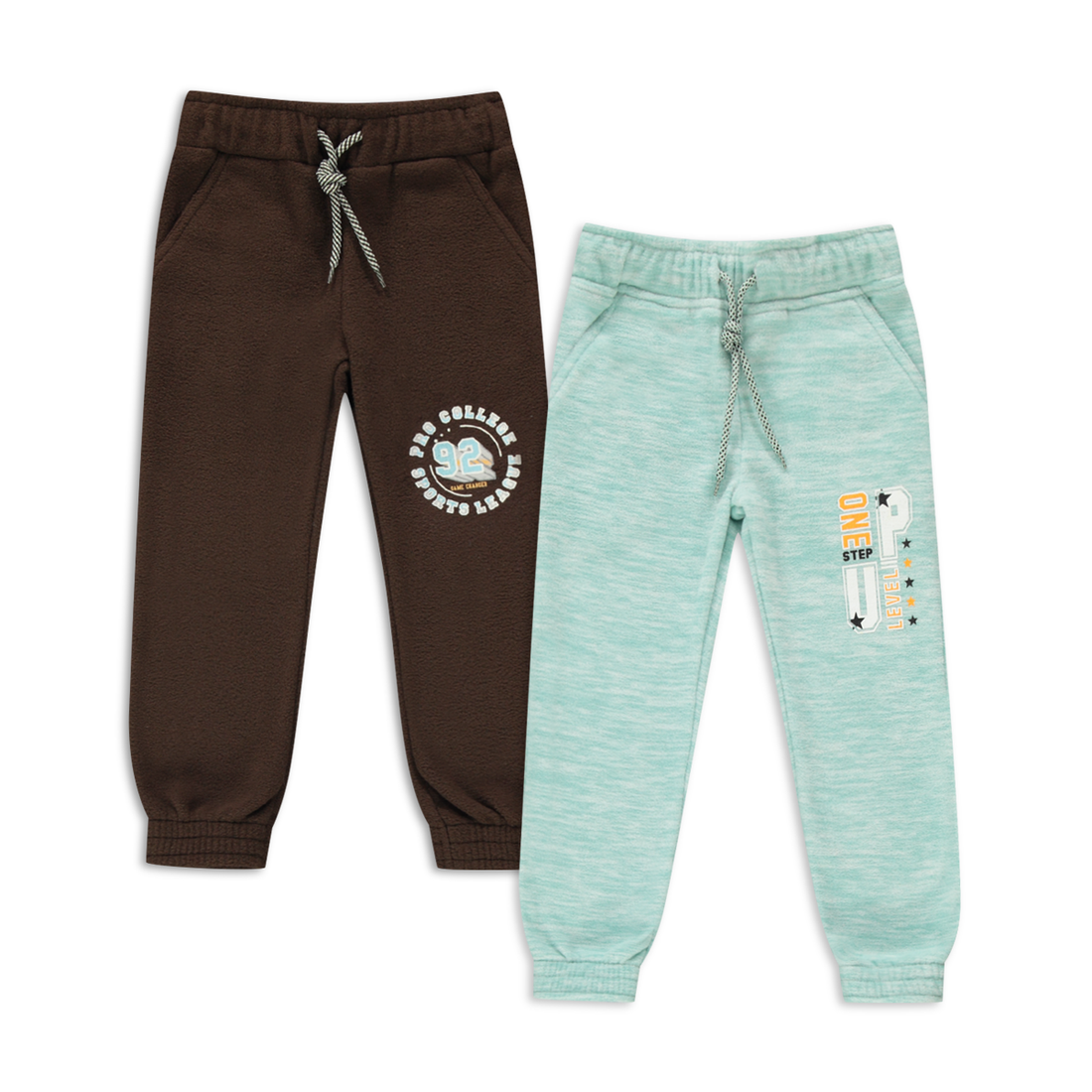 2 PACK 92 PRO PRINT TRACKPANTS CHOCOLATE AND DUC-CHOCOLATE-2-3 YRS