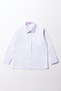 GIRLS LONG SLEEVE COLLAR SHIRT WHITE TOUGHEES-WHITE-XL