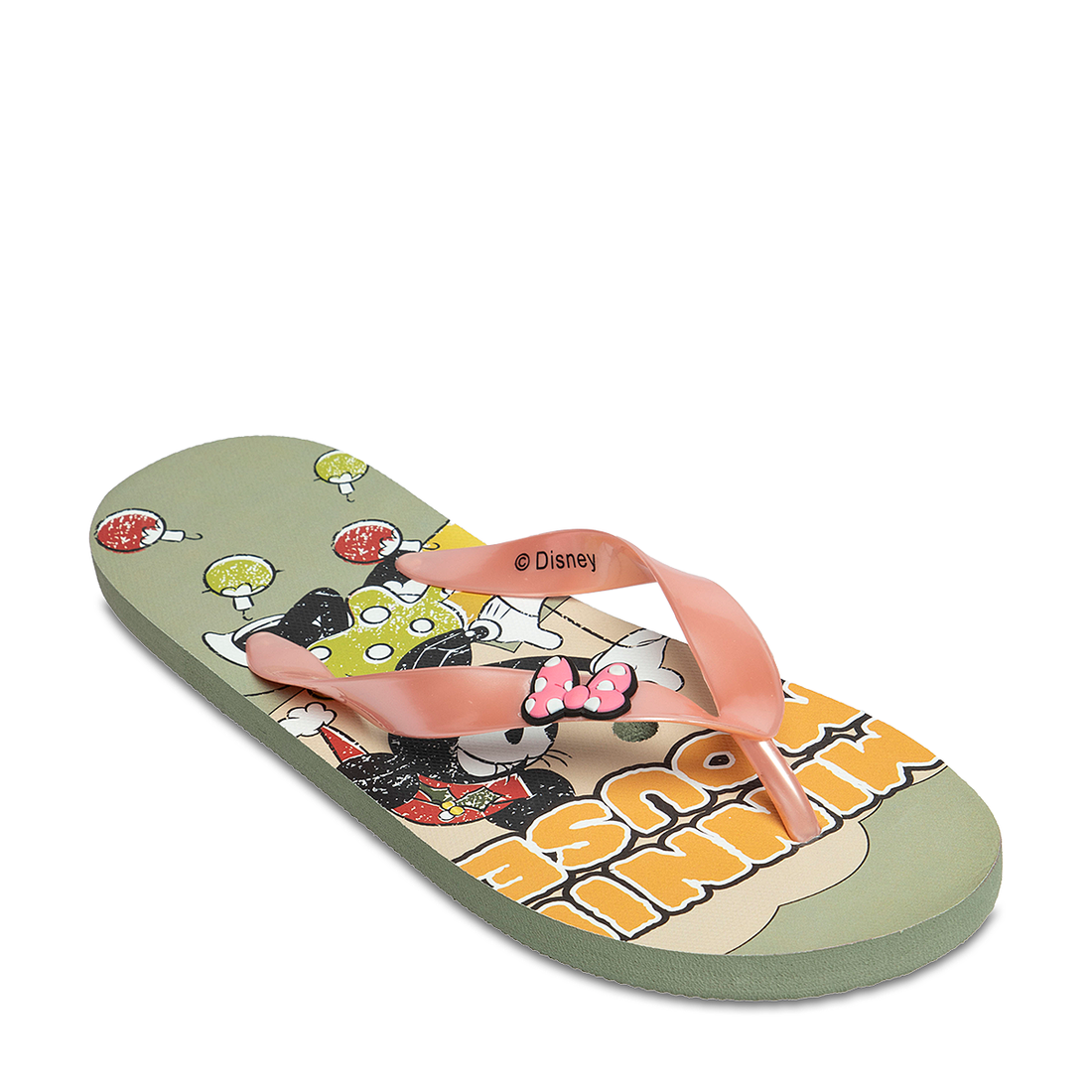 minnie mouse flip flop-CORAL-11