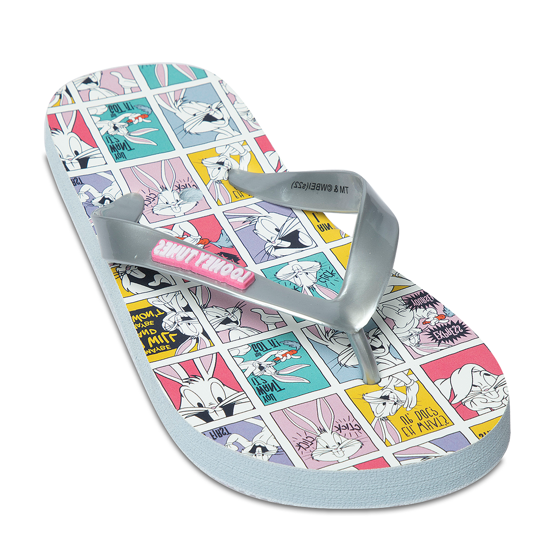 LOONEY TUNES FLIP FLOP-SILVER-11