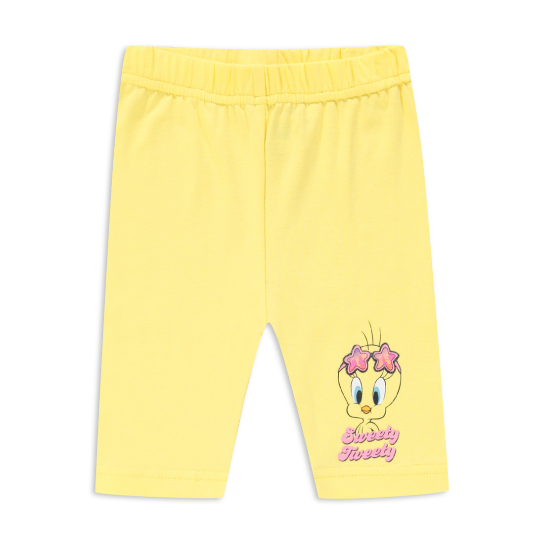 2 Pack Bugs and Tweety leggings pink yellow-YELLOW-6-12 MTHS