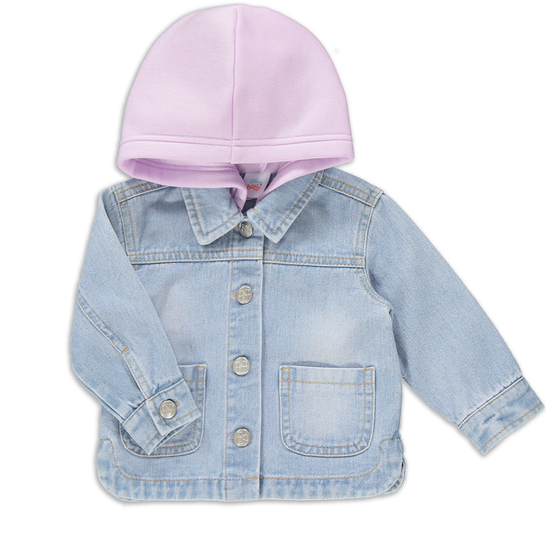 Minnie hooded denim jacket lt denim-LIGHT BLUE-12-18 MTHS