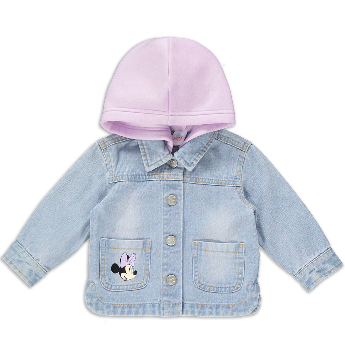 Minnie hooded denim jacket lt denim-LIGHT BLUE-12-18 MTHS