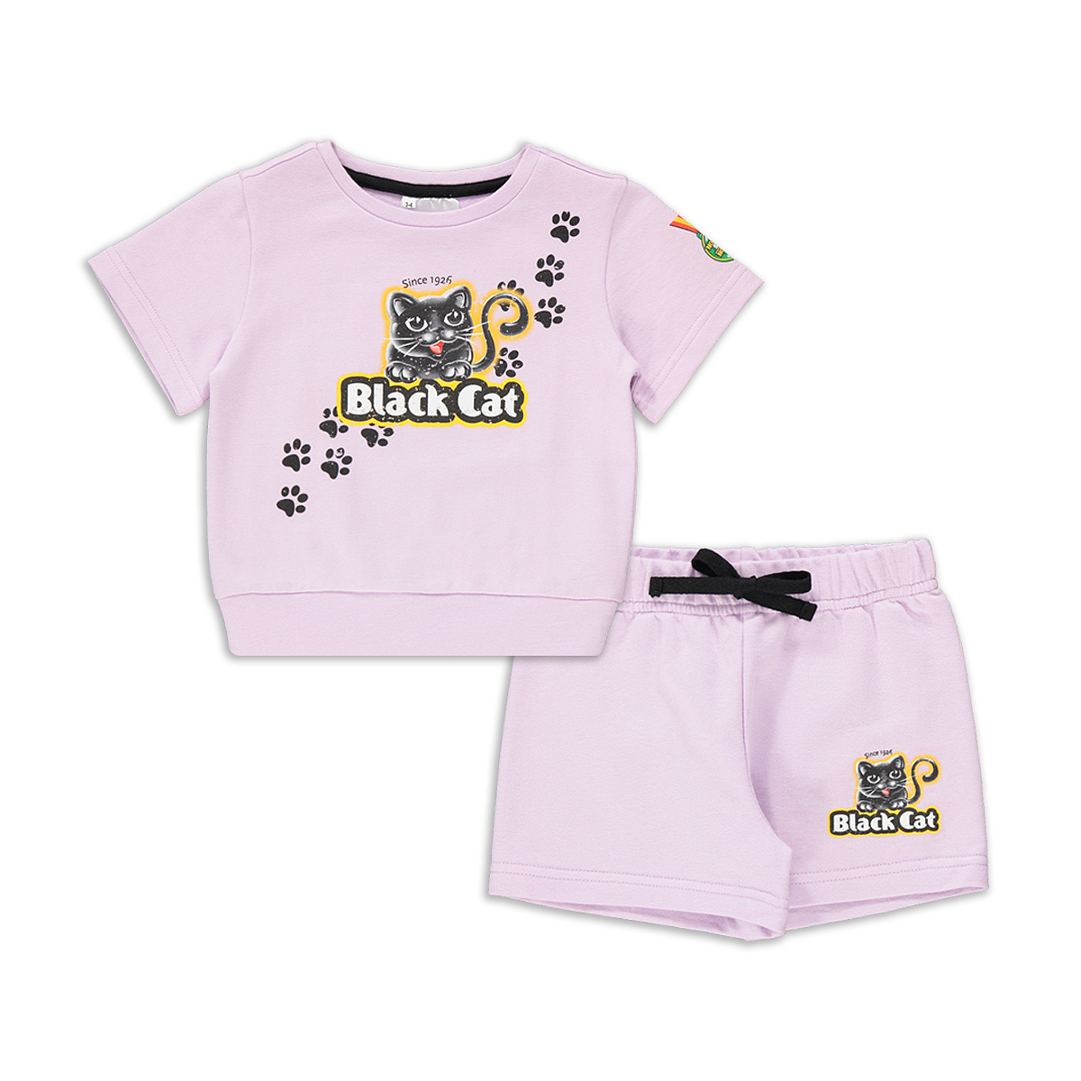 Black Cat set lilac-LILAC-3-4 YRS