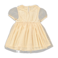 Puff sleeve flock spot tulle dress champagne-STONE-6-12 MTHS (1)