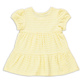 PUFF SLEEVE TIERED SEERSUCKER DRESS PALE BANANA-YELLOW-6-12 MTHS (1)