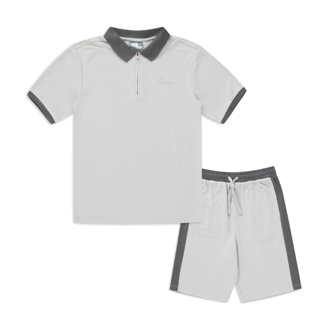 Golfer set grey-GREY-9-10 YRS