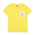 MI Print on pocket t-shirt yellow-YELLOW-2-3 YRS