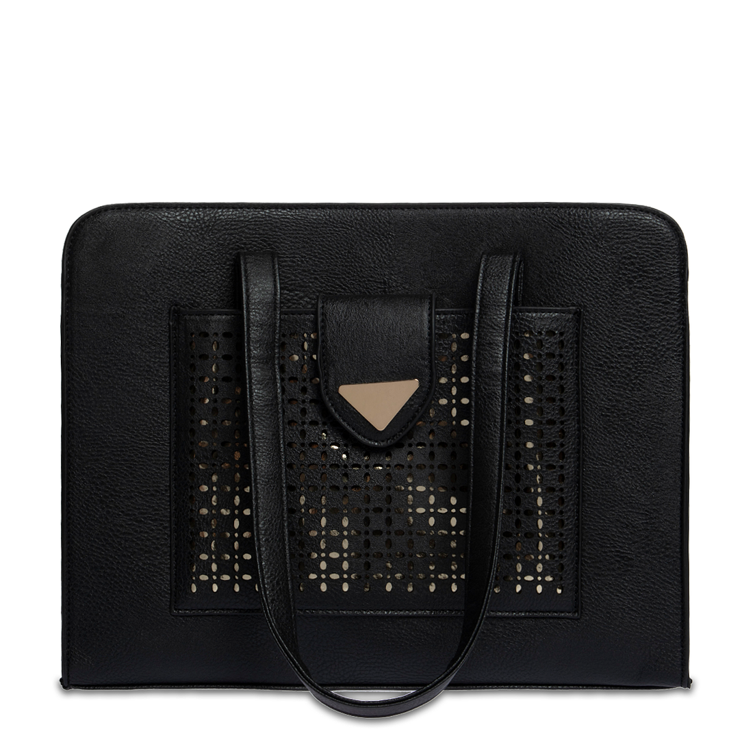 Cut out shopper black-BLACK-ONE SIZE