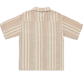 Collar resort stripe button through shirt stone-STONE-9-10 YRS (1)