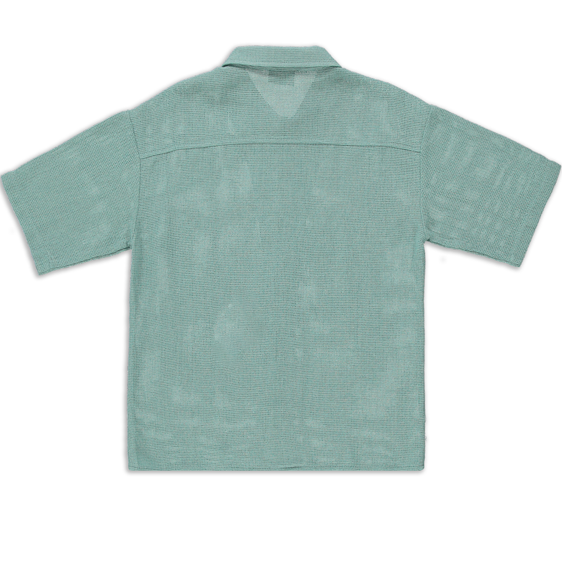 Collar resort button through shirt aqua-AQUA-9-10 YRS