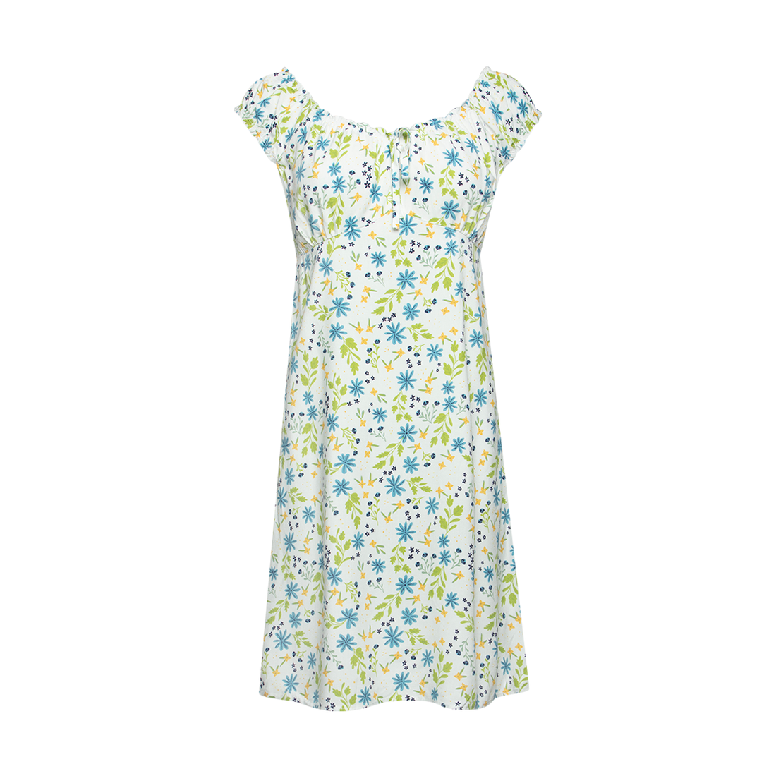 MILK BASED DITSY PRINT MILKMAID DRESS-MILK-36