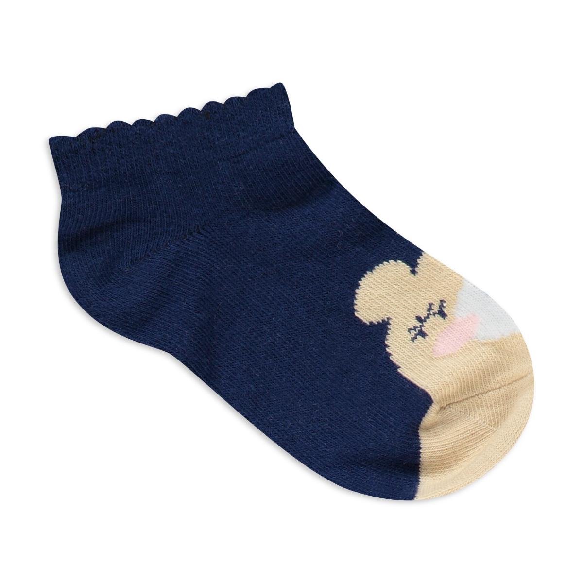 PG 3PK LOWLEG ANIMALS SOCKS-GREY MELANGE-9-12 (3)