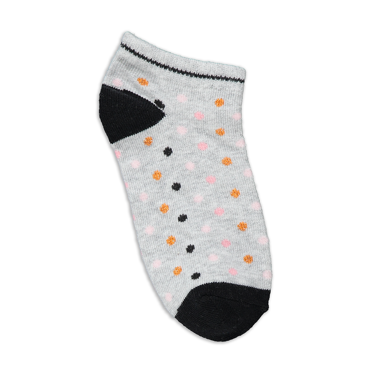 PG 5PK LOWLEG CLOUD SOCKS-BLACK-6-8 1/2 (1)