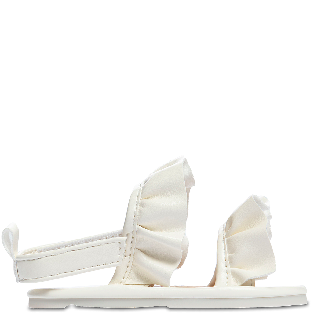 FRILL SLINGBACK WHITE-WHITE-1