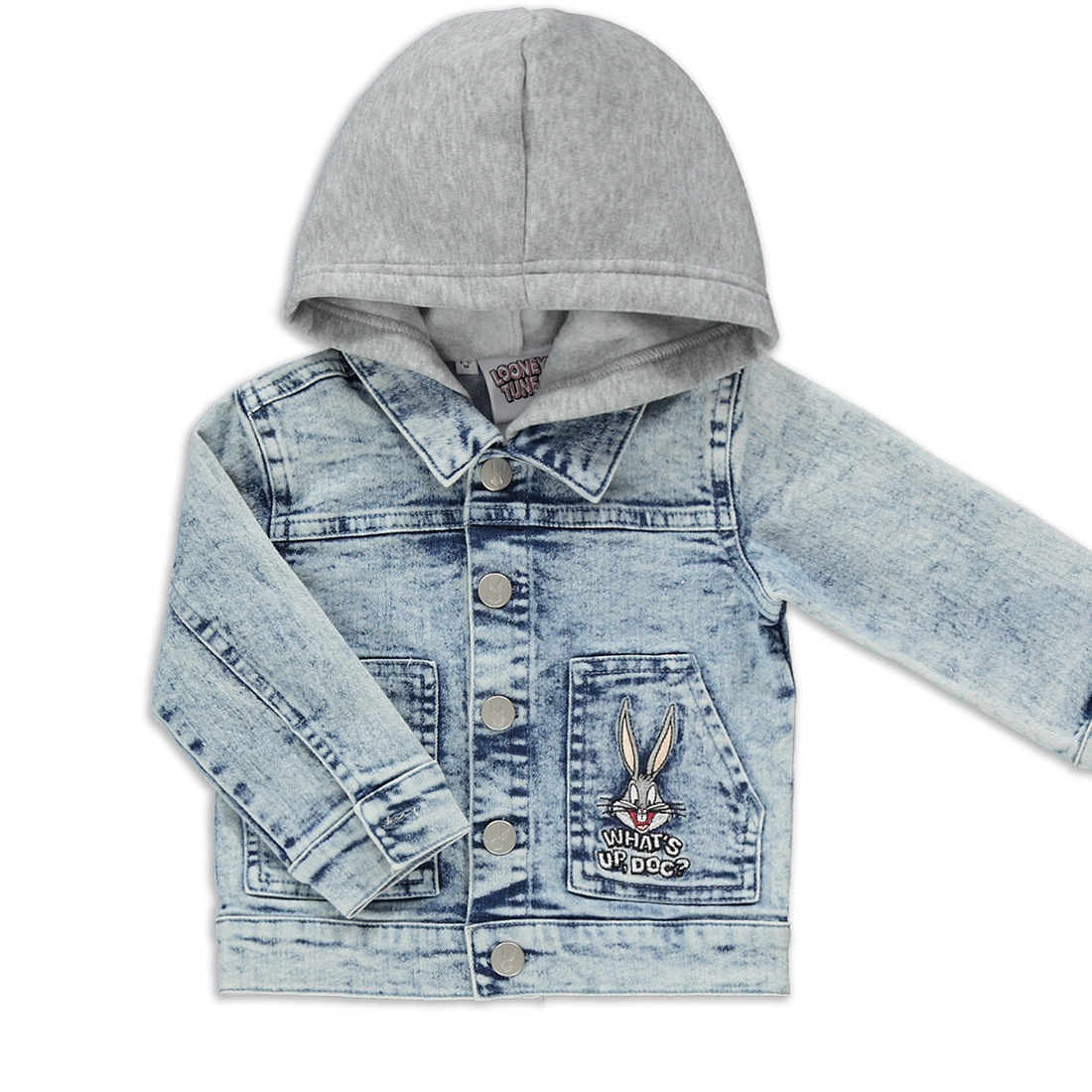 Looney Tunes denim jacket-LIGHT BLUE-12-18 MTHS