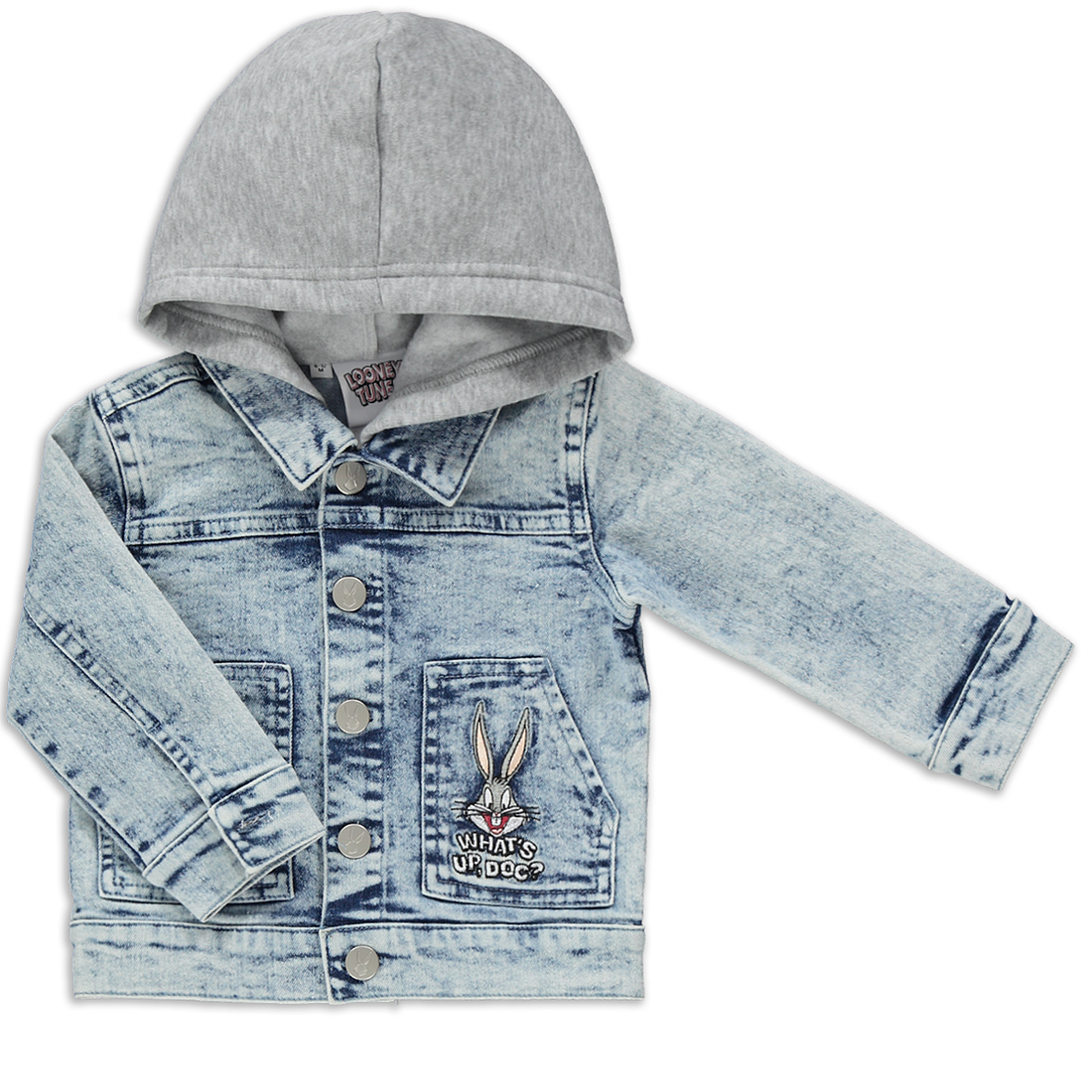 Looney Tunes denim jacket-LIGHT BLUE-12-18 MTHS