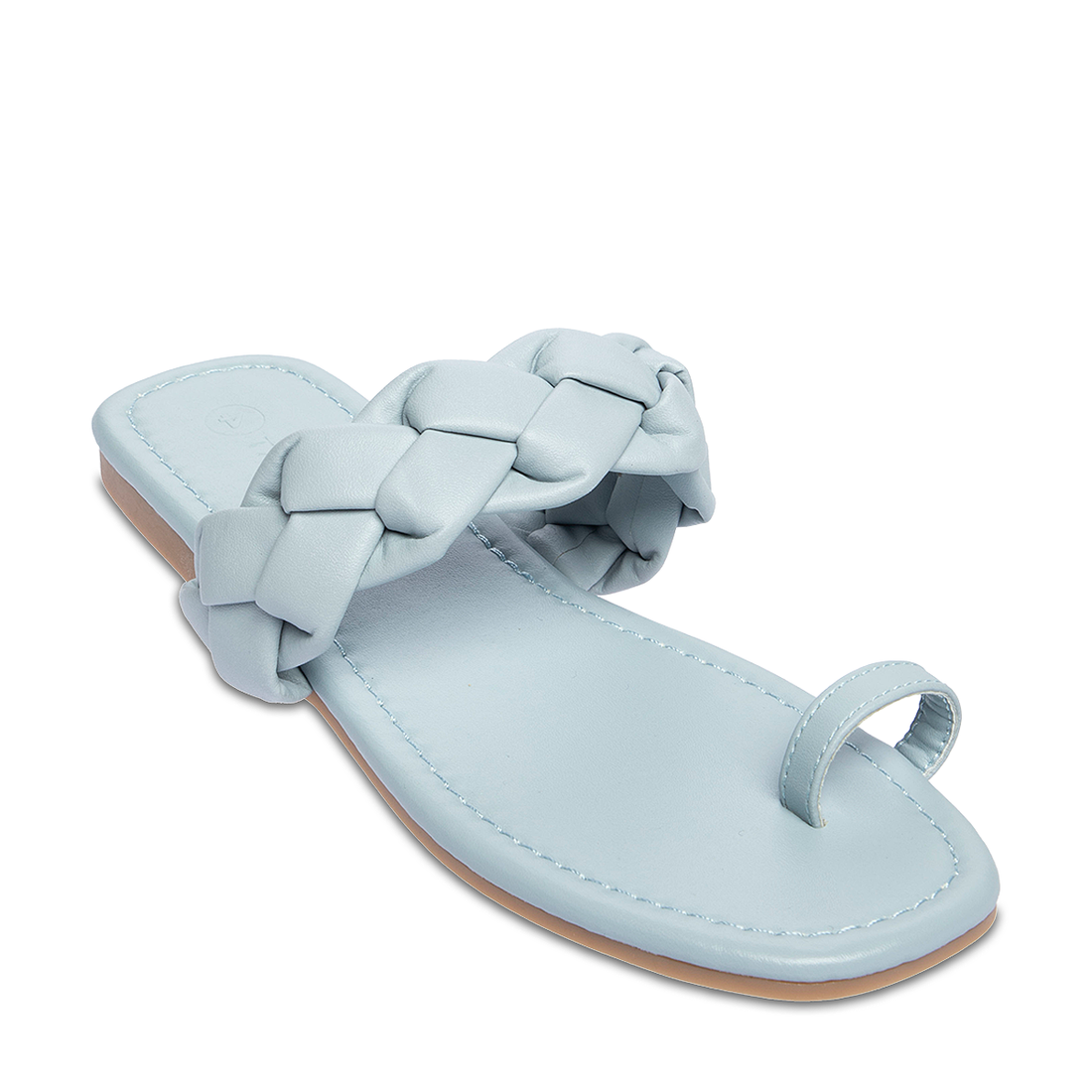 Plaited toe post sandal baby blue-LIGHT BLUE-5