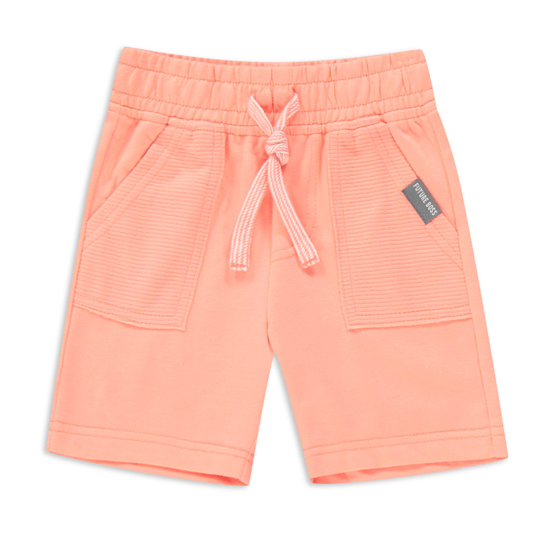 3 Pack knit short coral-ASSORTED-3-6 MTHS