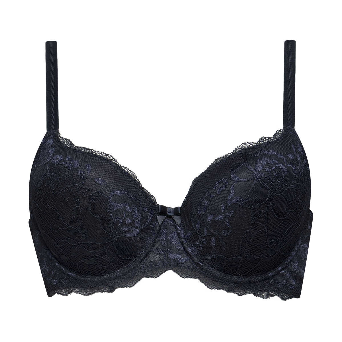 2 PACK SML BALCONETTE LACE MAUVE NAVY-MAUVE-36 B (2)