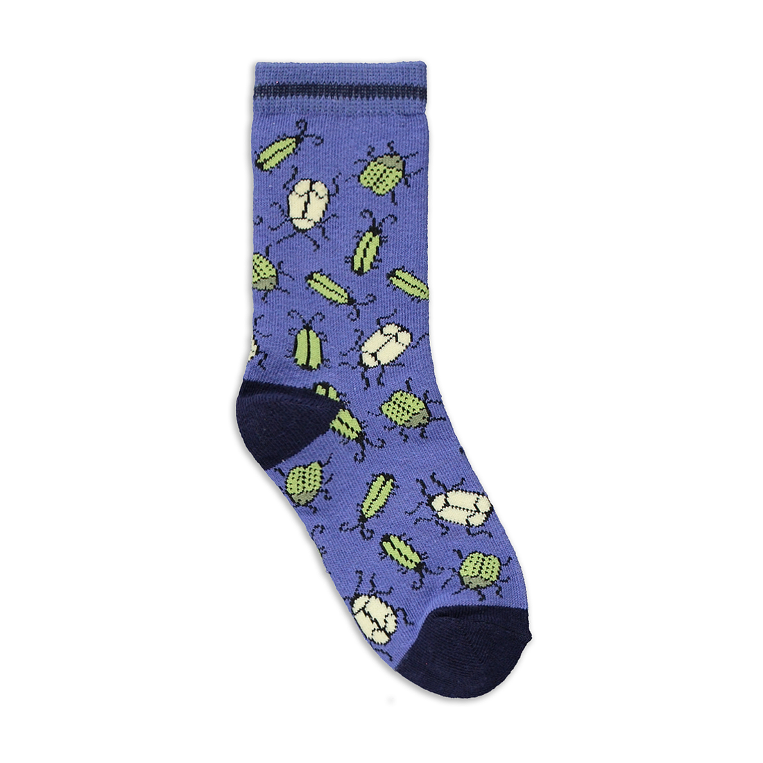 PB 3PK SOCKS PRINT BUGS S22-BRIGHT BLUE-6-8 1/2