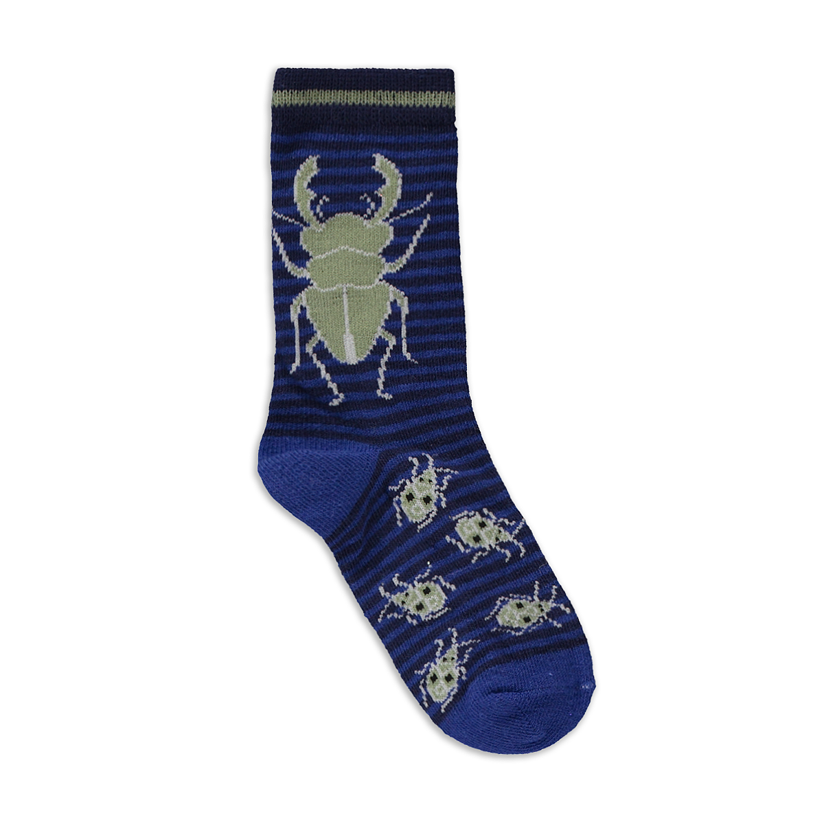 PB 3PK SOCKS PRINT BUGS S22-BRIGHT BLUE-6-8 1/2 (3)