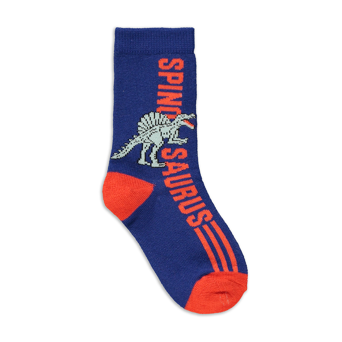 PB 5PK SOCKS PRINT DINO S22-BRIGHT BLUE-9-12