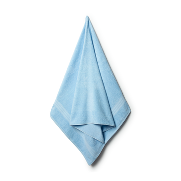 BABY BLUE BATH SHEET-LIGHT BLUE-85X150 CM