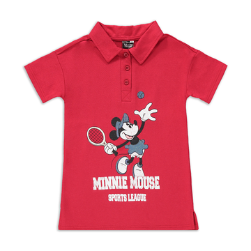 Minnie Mouse collar dress red-RED-2-3 YRS