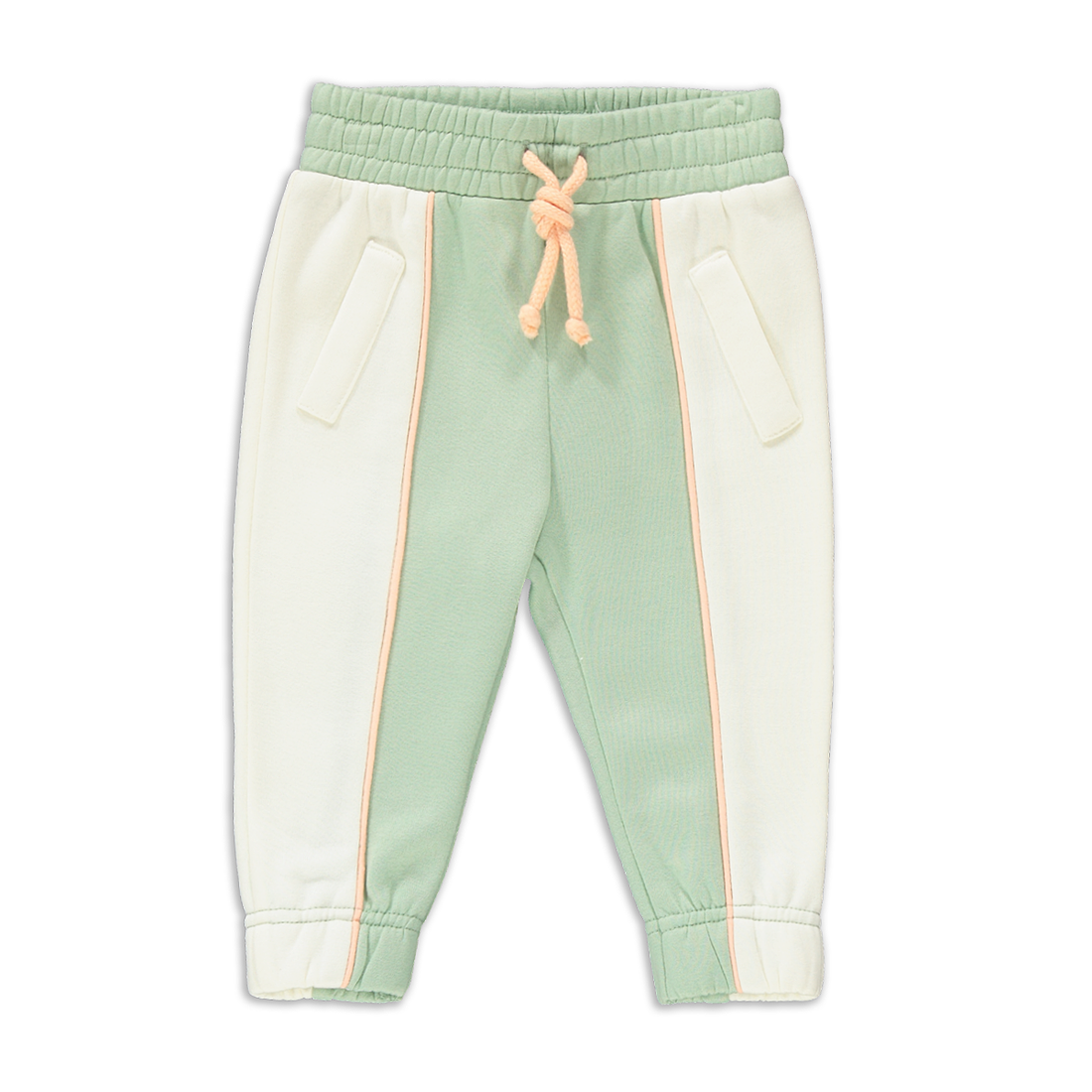 Colour blocked styled trackpants frosty green-GREEN-3-6 MTHS