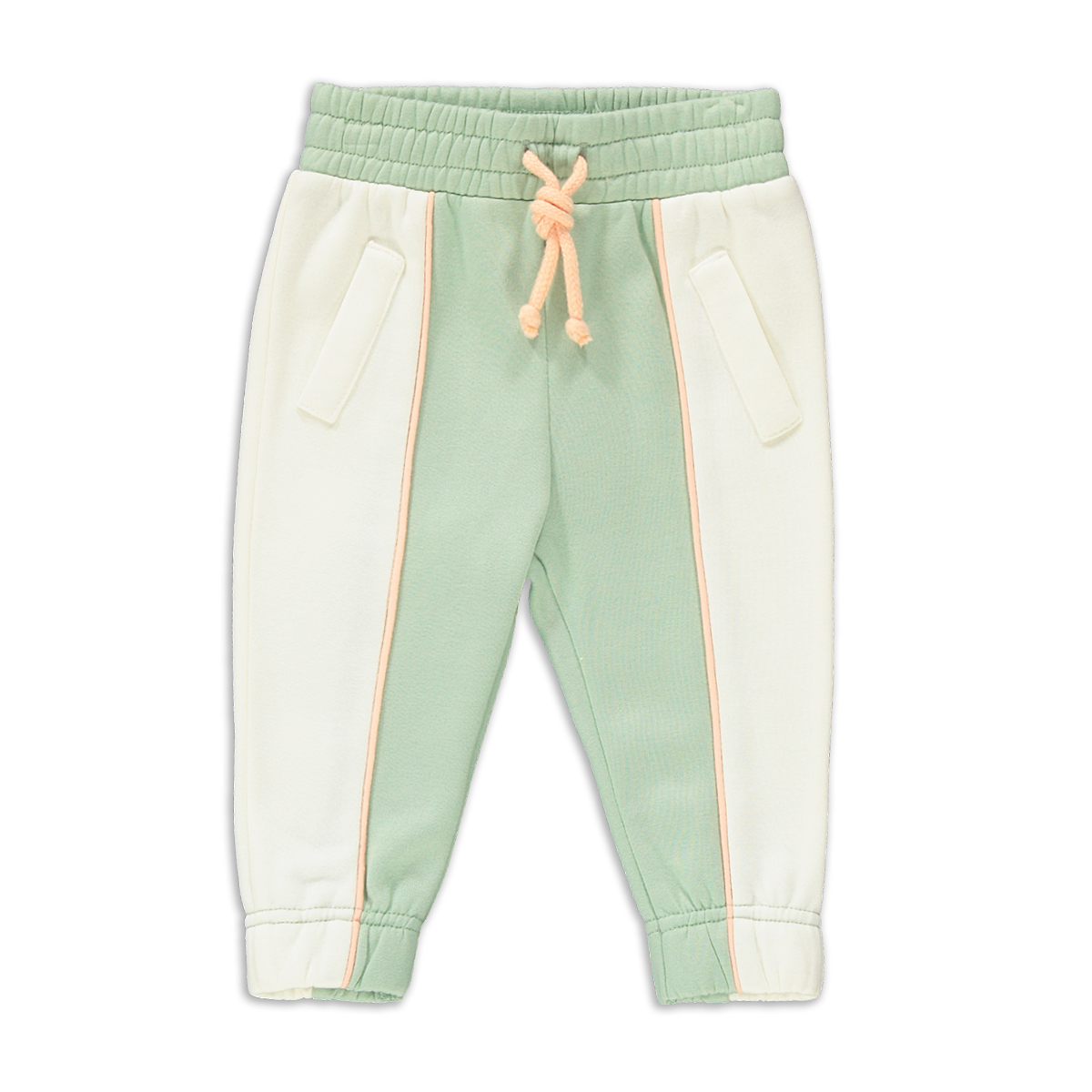 Colour blocked styled trackpants frosty green-GREEN-3-6 MTHS