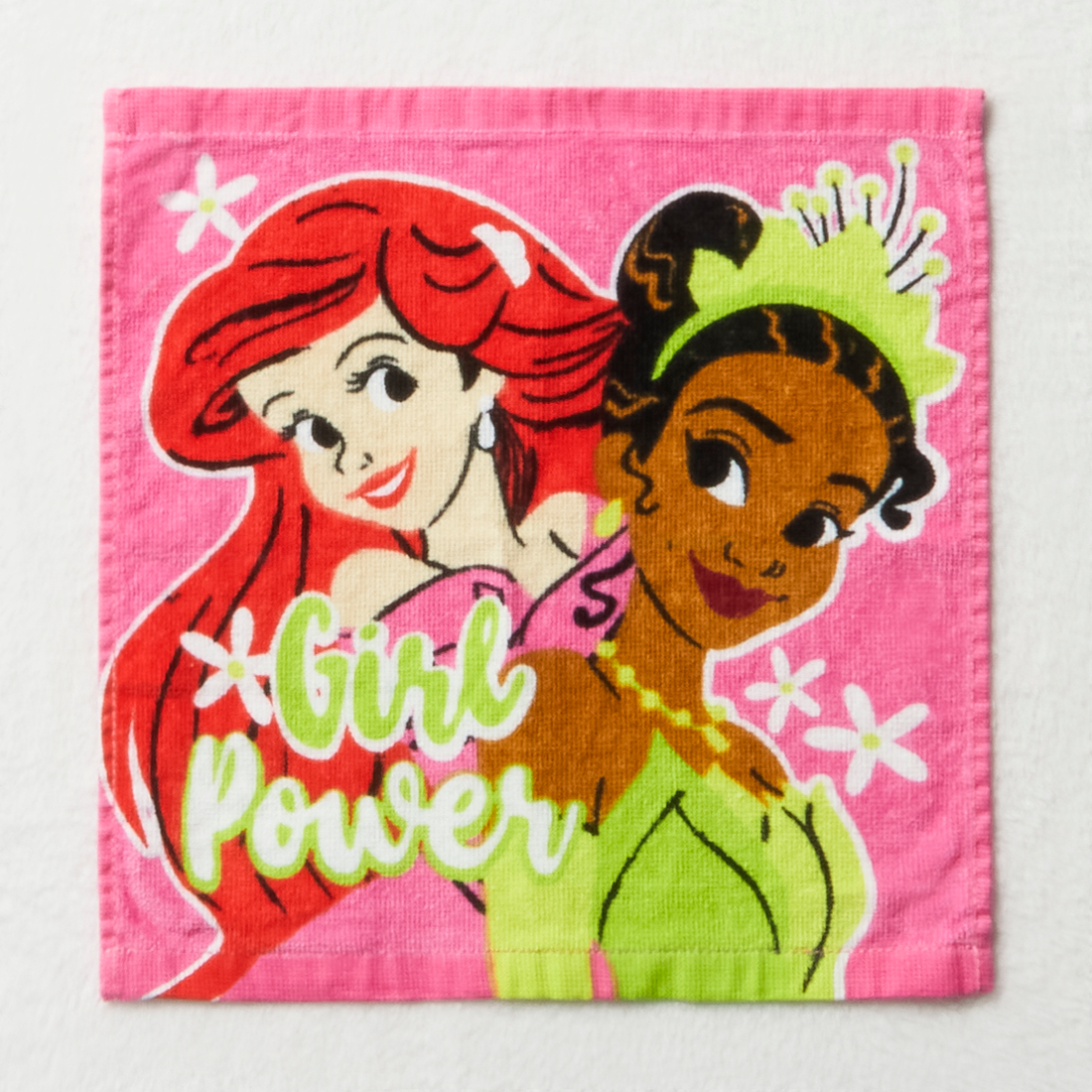 Princesses face cloth pink-CERISE-30X30 CM