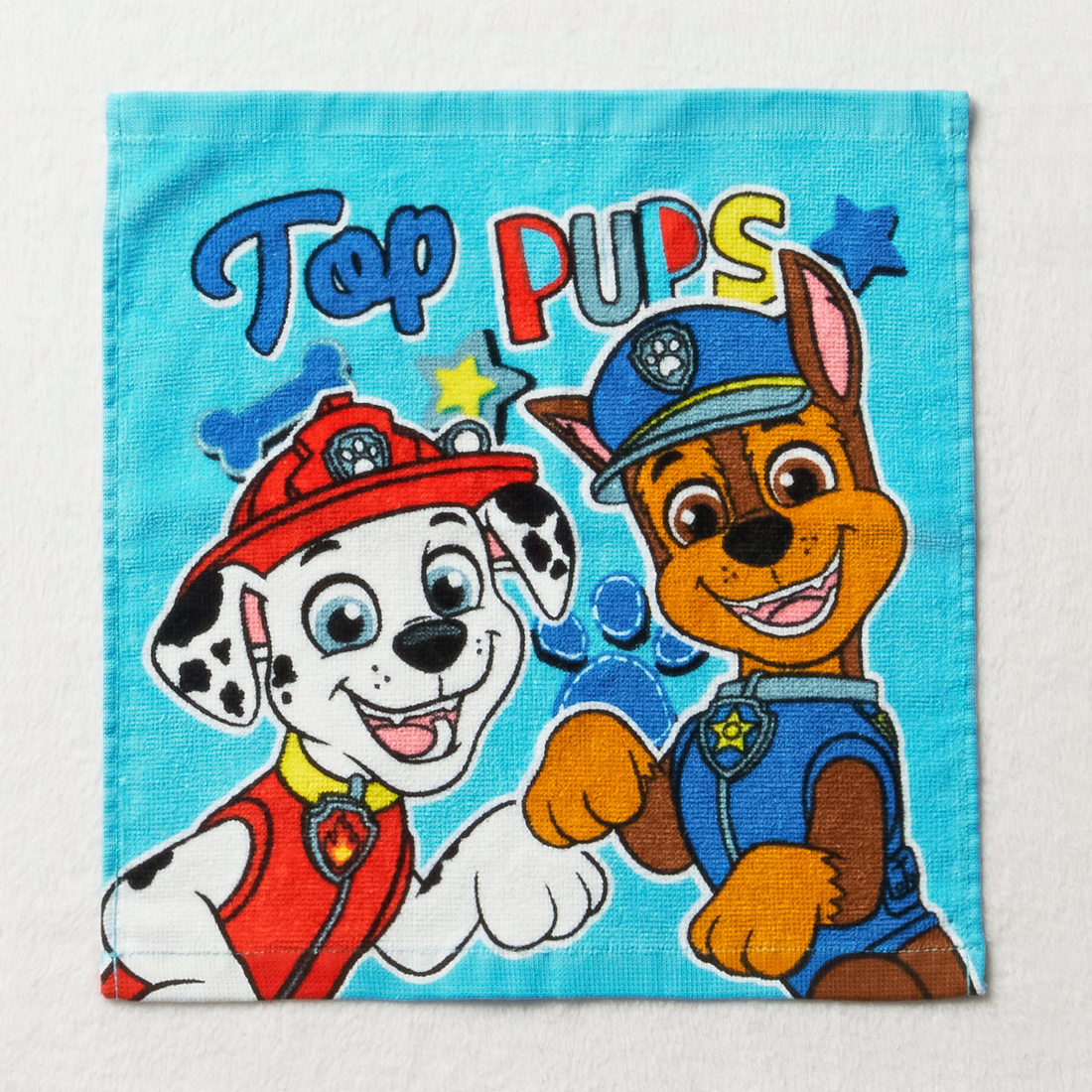 Paw patrol face cloth blue-MID BLUE-30X30 CM