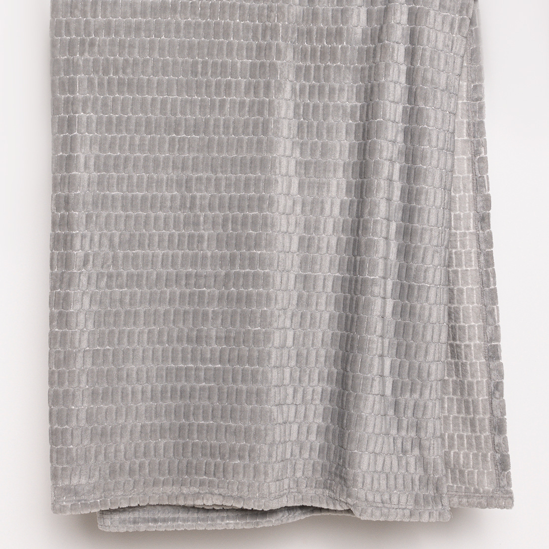 Square small textured throw high rise-LIGHT GREY-SMALL