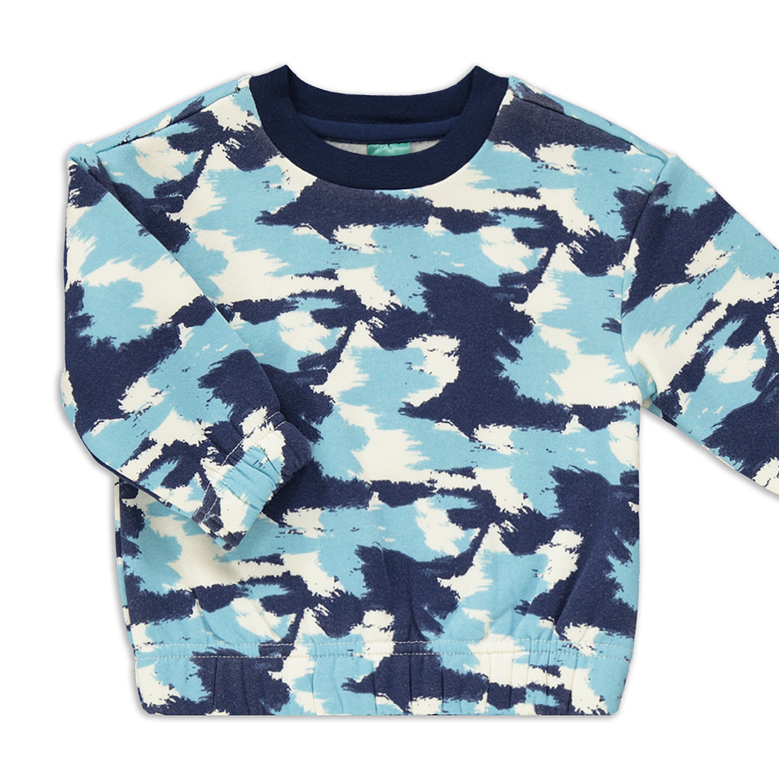 Crew AOP camo tracktop basic blue-NAVY-3-6 MTHS