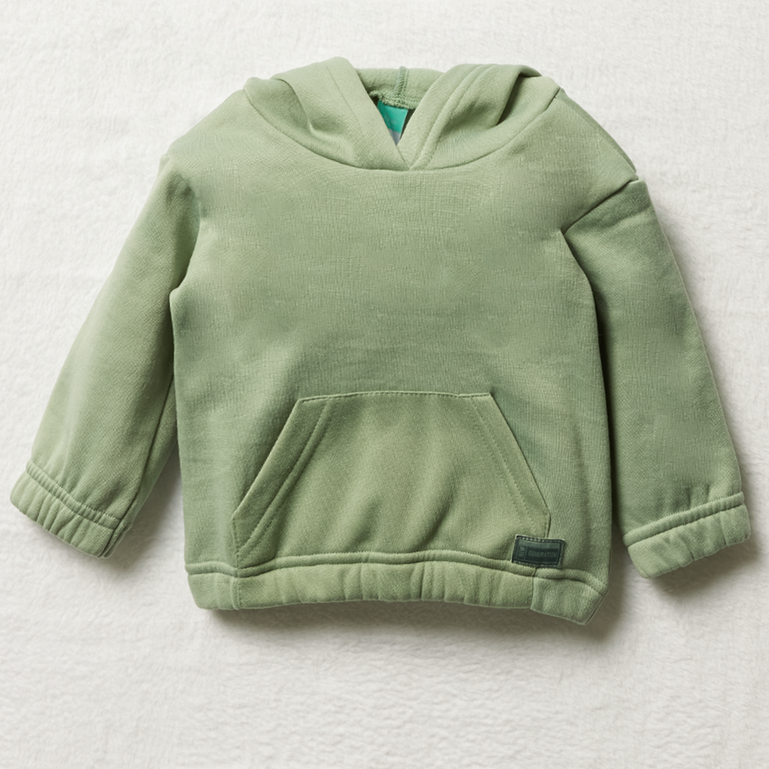 Hooded basic tracktop green-SAGE-3-6 MTHS