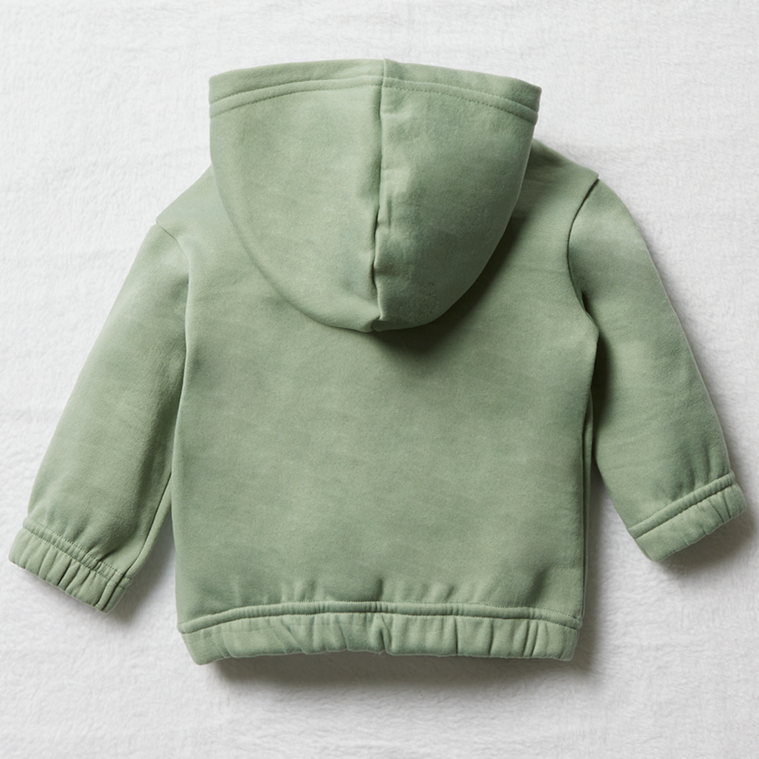 Hooded basic tracktop green-SAGE-3-6 MTHS