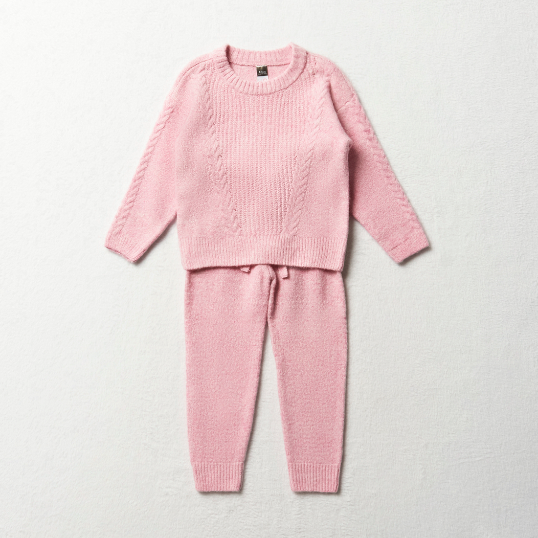 2 Pack knitwear set wild orchid-MID PINK-2-3 YRS