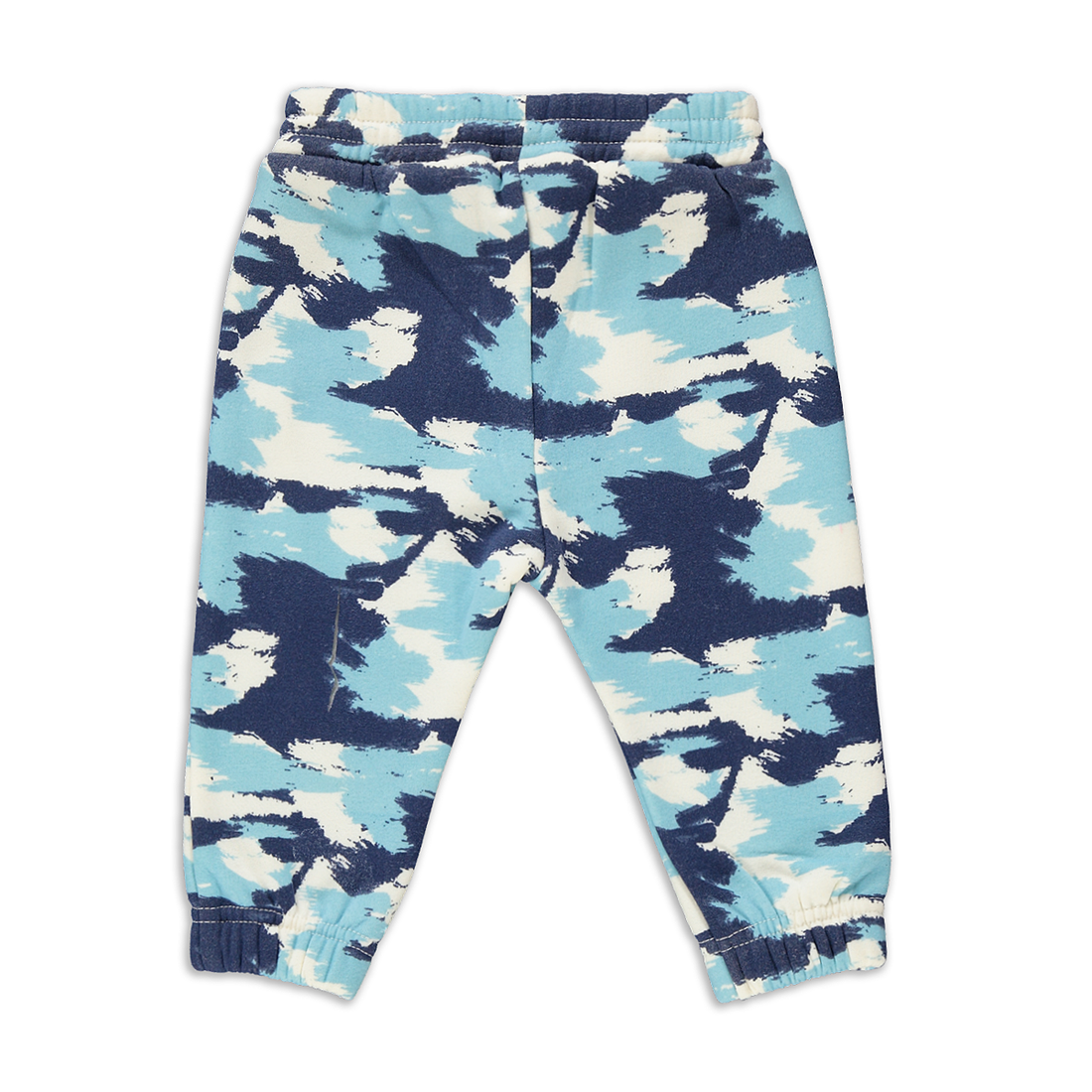 Printed AOP camo trackpant basic blue-NAVY-6-12 MTHS